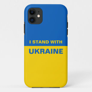 I Stand with Ukraine Ukrainian Flag Case-Mate iPhone Case