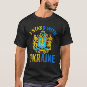 I Stand With Ukraine Ukrainian Lover Support 2022 T-Shirt