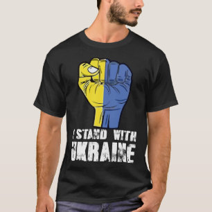 I Stand With Ukraine Ukrainian Pride 4 T-Shirt