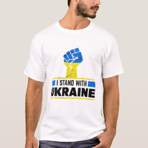 I Stand With Ukraine Ukrainian Pride T-Shirt