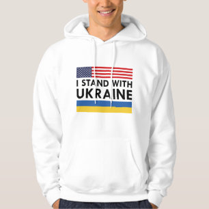 I Stand With Ukraine USA Hoodie