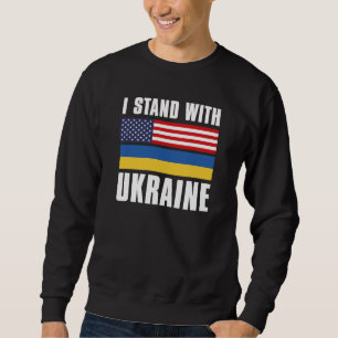 I Stand With Ukraine USA Sweatshirt