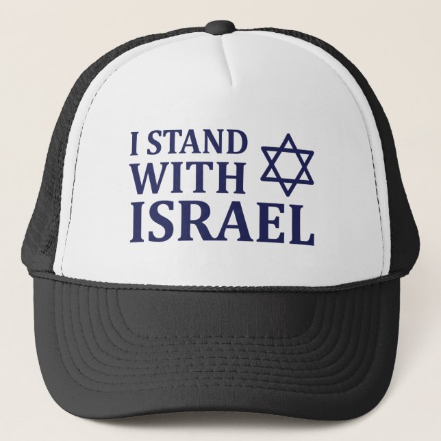 I Stansd With Israel Trucker Hat (Front)