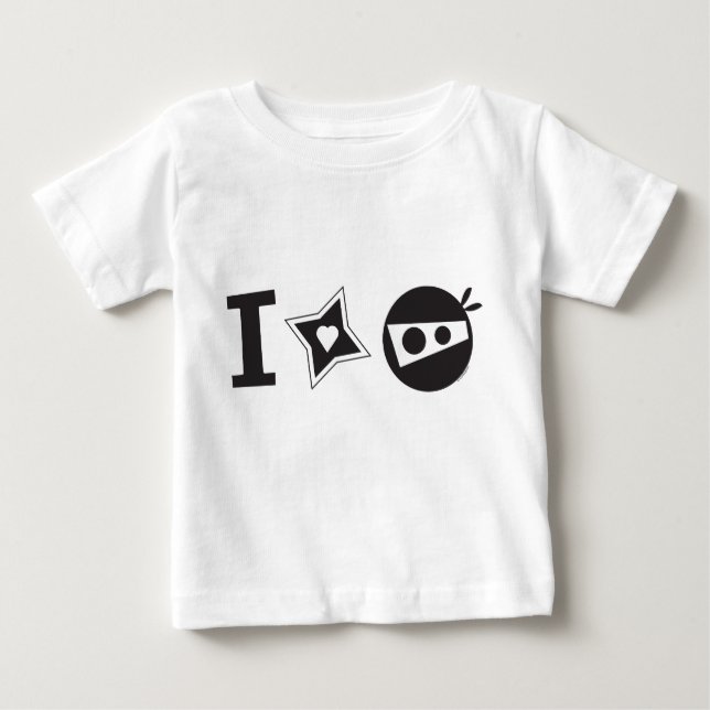 I Star Ninja Baby Tee (Front)