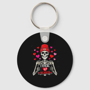 I Steal 67 Hearts Valentine’s Day 67 Meme 6 7 Skel Key Ring
