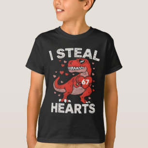 I Steal 67 Hearts Valentine’s Day 67 Meme 6 7 T Re T-Shirt