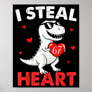 I Steal Hearts 67 Valentines For Boys Girls Kids W Poster