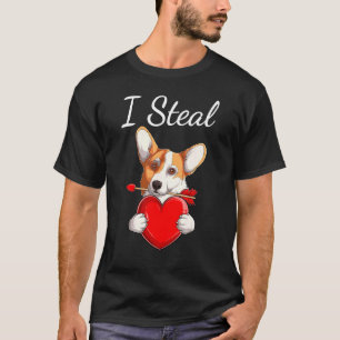 I Steal Hearts Boys Girls Kids Valentines Day Cute T-Shirt