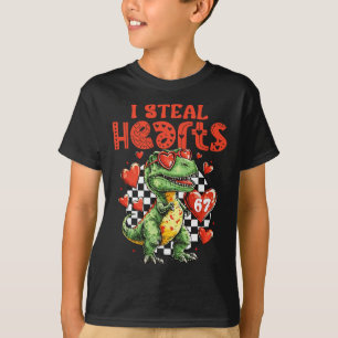 I Steal Hearts Dinosaur 67 Valentine Humor Meme Si T-Shirt