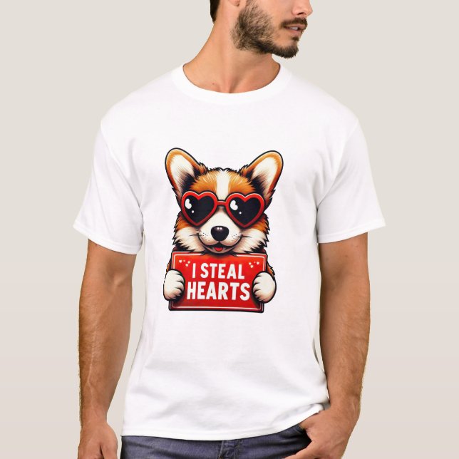 I Steal Hearts Kids Men T-Shirt (Front)