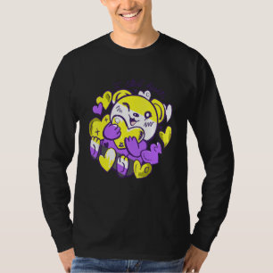 I Steal Hearts Lgbtq Nonbinary Pride Genderfluid N T-Shirt
