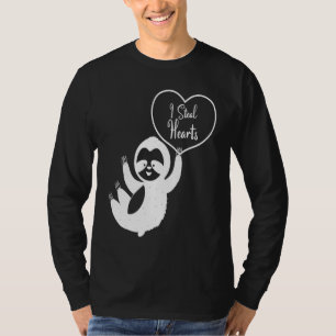 I Steal Hearts Sloth  Valentines Day  1 T-Shirt