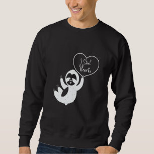 I Steal Hearts Sloth Valentines Day  2 Sweatshirt