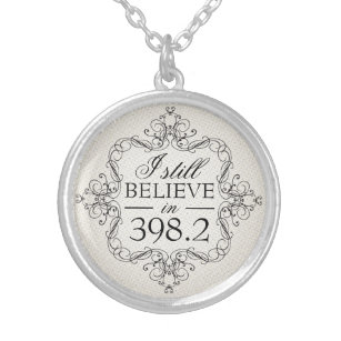I Still Believe in 398.2 Fairy Tale Library Love Silver Plated Necklace