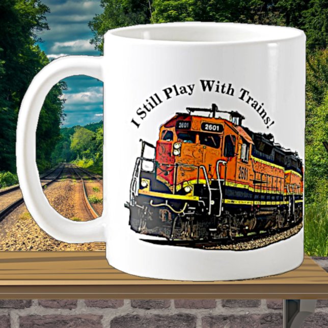 I Still Play with Diesel Trains Locomotive         Coffee Mug (Creator Uploaded)