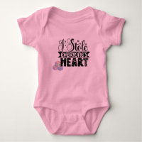 I stole Everyone's heart Baby Bodysuit