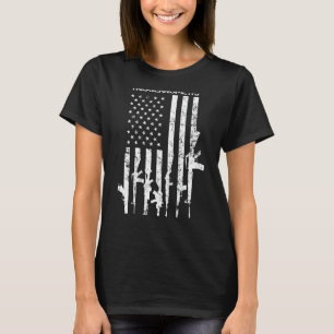 I Study Triggernometry  Funny Gun Pro Guns Flag  O T-Shirt