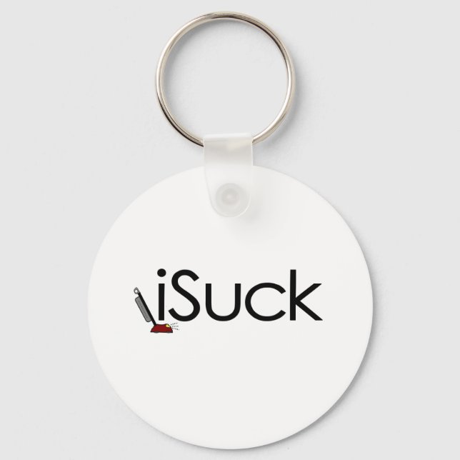I Suck (Vacuum) Key Ring (Front)