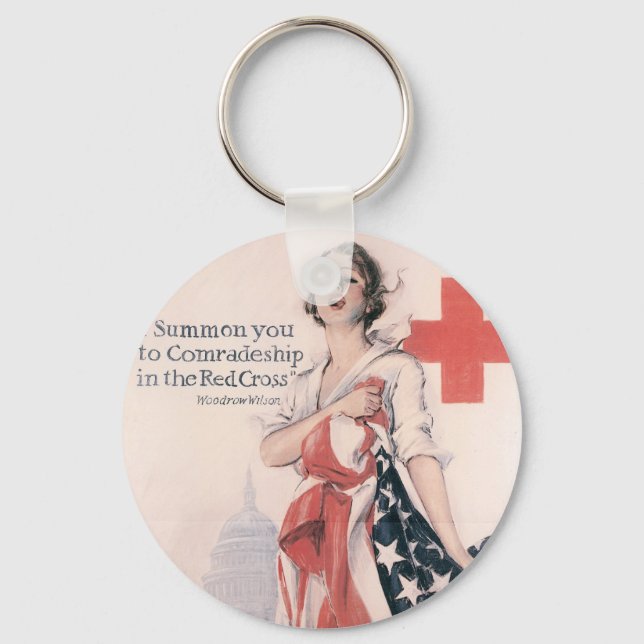 I Summon You To Comradeship Key Ring (Front)