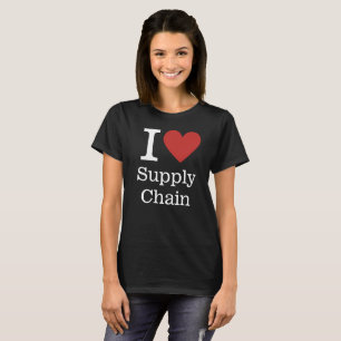 I ❤️ Supply Chain for Employees CUSTOM Women's T-Shirt