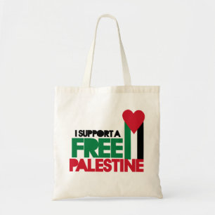 I support a free palestine tote bag