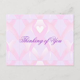 I Support,Breast Cancer Awareness_ Postcard