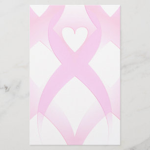 I Support,Breast Cancer Awareness_ Stationery