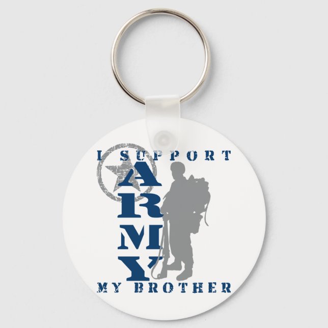 I Support Brother 2 - ARMY Key Ring (Front)