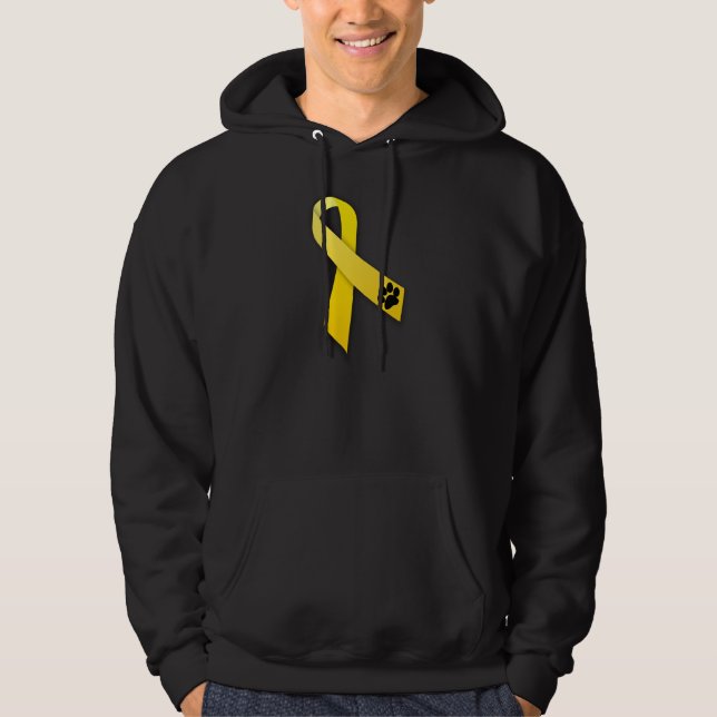 I Support Canine Service Members Hoodie (Front)