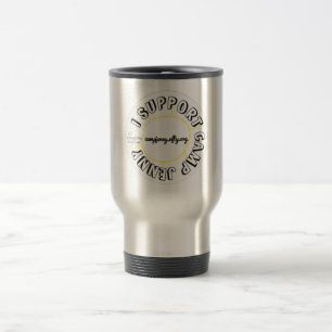I Support CJ Travel Mug