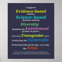 I support diversity and evidence based science