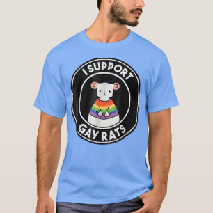 I Support Gay Rats Wedding Pride Celebration LGBT T-Shirt