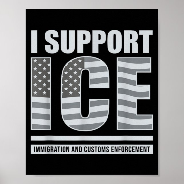 I support ice  poster (Front)