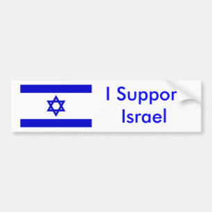 I Support Israel Bumper Sticker