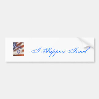 I Support Israel Bumper Sticker
