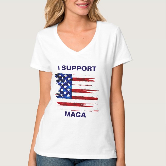 I SUPPORT MAGA  T-Shirt (Front)