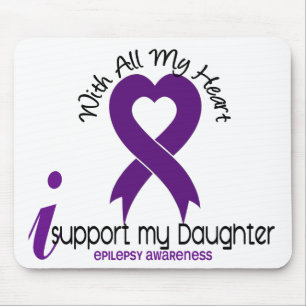 I Support My Daughter Epilepsy Mouse Pad