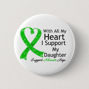 I Support My Daughter With All My Heart 6 Cm Round Badge