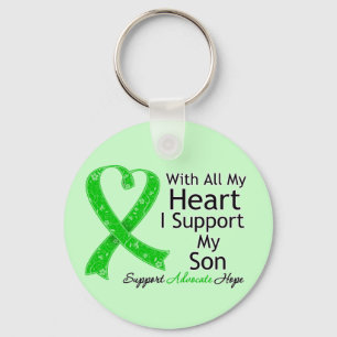 I Support My Son All My Heart Key Ring