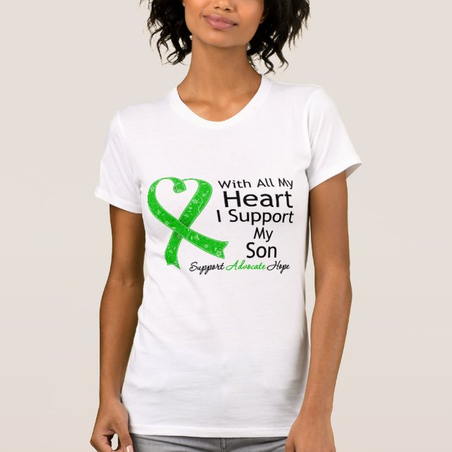 I Support My Son All My Heart T-Shirt (Front)