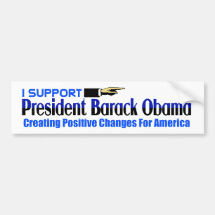 I Support Obama Bumper Sticker