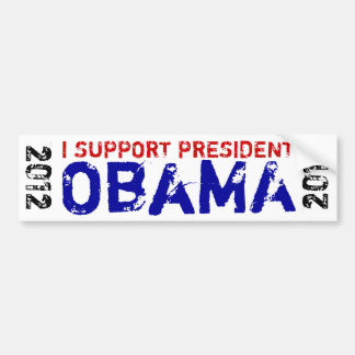 I Support President Obama 2012 Bumper Sticker