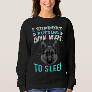 I Support Putting Animal Abusers To Sleep Beagle D Sweatshirt