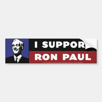 I Support Ron Paul - Blue Bumper Sticker