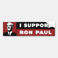 I Support Ron Paul - Red