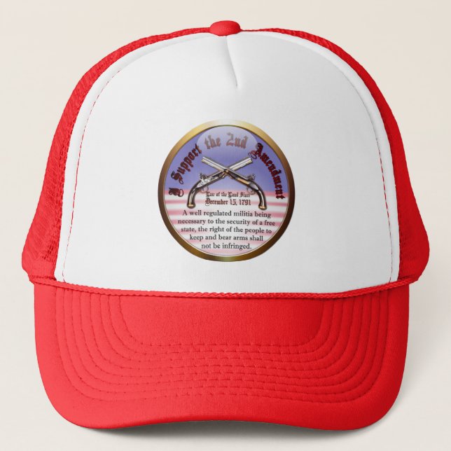 I Support the 2nd Amendment Trucker Hat (Front)