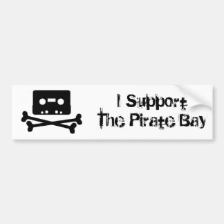 I Support The Pirate Bay Bumper Sticker