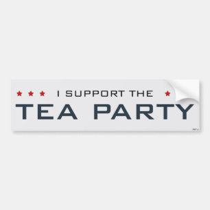 I Support The Tea Party Bumper Sticker
