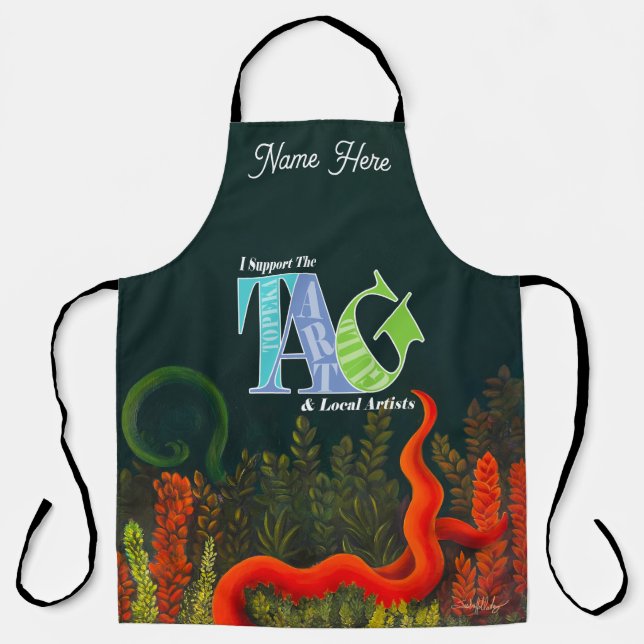 I support the Topeka Art Guild Design Apron (Front)