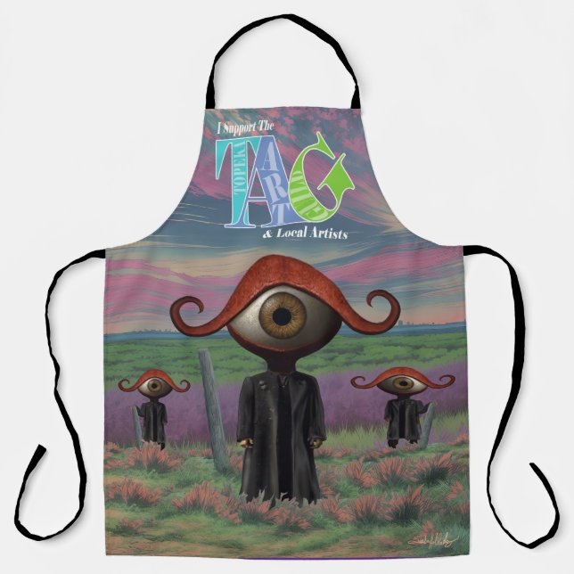 I support the Topeka Art Guild Design Apron (Front)